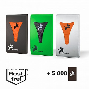 «FOX» bag dispenser + 5.000 dog-waste bags from € 180,00